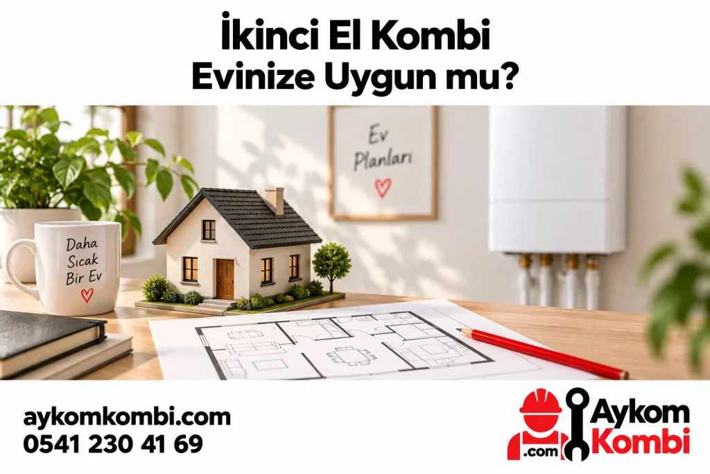 İkinci El Kombi Evinize Uygun mu? konusunu anlatan Aykom editoryal illüstrasyonu