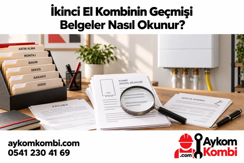 İkinci El Kombinin Geçmişi konusunu anlatan Aykom editoryal illüstrasyonu