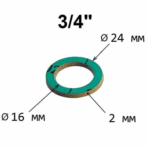 3/4 Conta 100 Lu Paket 16x24x2mm