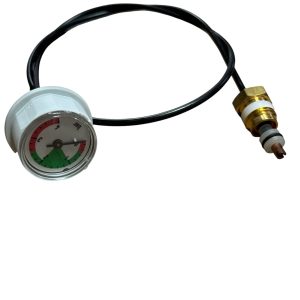 Manometre Baymak Yeni,Alarko Trendy,Sanica,Warmhaus ?28mm L:600mm Thread 1/4'' Plastik Hortum